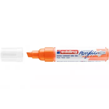 Edding 5000 acrylmarker breed - oranje - beitelpunt - 5-10 mm 4-5000066