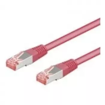Wentronic Goobay CAT 6 S/FTP patchkabel, magenta, 30 m, LSZH, koper 93440