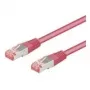 Wentronic Goobay CAT 6 S/FTP patchkabel, magenta, 30 m, LSZH, koper 93440