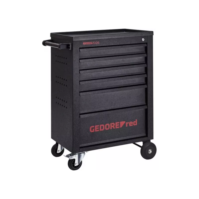 Gedore RED MECHANIC gereedschapswagen, 6 laden, zwart (3300012)