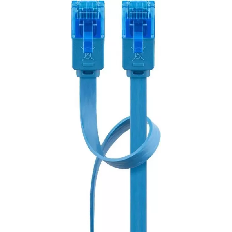 Wentronic RJ45 CAT6a patchkabel 5m, U/UTP, verguld, 10 Gbit/s 96339