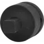 KS TOOLS 3/4 inch bus x 1/2 inch stekker impact-dopsleuteladapter, CrMo-staal, gefosfateerd, 45 mm, DIN 3121 / ISO 1174 (515.1372)