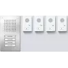 Siedle SET CLAB 850-4 E/W audio-set Classic RVS/wit (210010048-00)