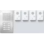 Siedle SET CLAB 850-4 E/W audio-set Classic RVS/wit (210010048-00)