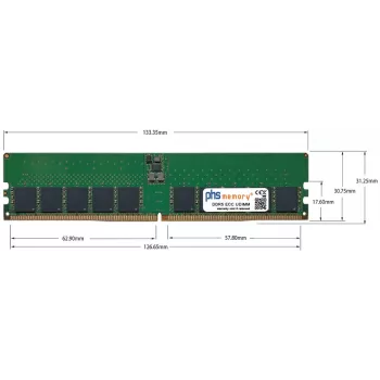 PHS-memory 48GB DDR5 ECC UDIMM 5600MHz PC5-44800E geheugenmodule voor Asus TUF Gaming B650M-PLUS WIFI SP570372