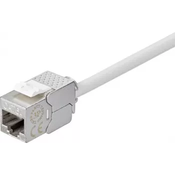 Renkforce RF-4531196 RJ45-koppeling Cat.6a afgeschermd zilver