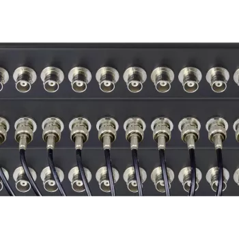 Renkforce RF-4541184 19 inch 1U rack-montage BNC-patchpaneel, 16 poorten, zwart