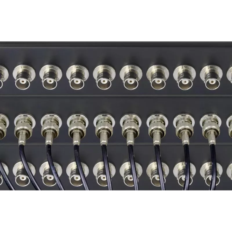 Renkforce RF-4541184 19 inch 1U rack-montage BNC-patchpaneel, 16 poorten, zwart
