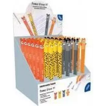 Faber-Castell Eberhard Faber Animal Erase It! gelpen-display, 0,7 mm, blauw, uitwisbaar, navulbaar, 36 pennen 560174
