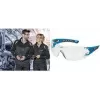 uvex pheos nxt veiligheidsbril, blauw/antraciet montuur, heldere PC lens, UV400, EN 166/170 9128265