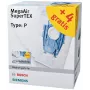 Siemens VZ123FP MegaAir SuperTEX stofzuigerzakken-set (type G/G ALL, 4 zakken + 1 microfilter)