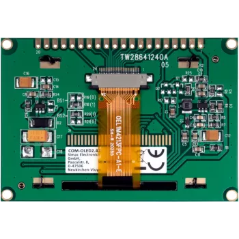 JOY-IT COM-OLED2.42 2,42 inch OLED-displaymodule 128x64, wit, SPI/I2C, SSD1309
