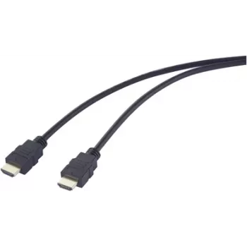SpeaKa Professional HDMI-kabel HDMI-A stekker naar stekker 3,00 m zwart 4K UHD SP-12816084
