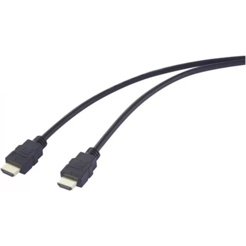 SpeaKa Professional HDMI-kabel HDMI-A stekker naar stekker 3,00 m zwart 4K UHD SP-12816084