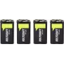 VOLTCRAFT 9 V-blok accu NiMH 270 mAh 8,4 V Ready to Use, 4-pack (VC-17275530)
