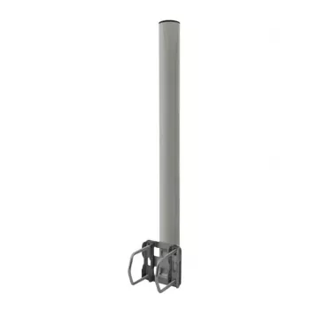 Megasat balkonrelinghouder voor satellietschotels, staal, 60 cm mast, thermisch verzinkt 110152