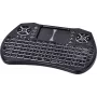 Renkforce RF-MWK-103 Draadloos toetsenbord met geïntegreerd touchpad, Duits QWERTZ, zwart RF-7481488