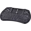 Renkforce RF-MWK-103 Draadloos toetsenbord met geïntegreerd touchpad, Duits QWERTZ, zwart RF-7481488