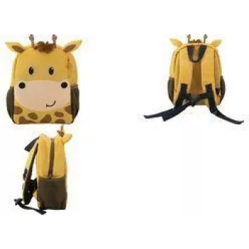 Faber-Castell Eberhard Faber Mini Kids Giraffe kleuterrugzak, polyester, 180 g, geel/bruin 577604