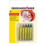FABER-CASTELL EBERHARD FABER schminkstiften, kort, 6 kleuren, hoge intensiteit, dermatologisch getest, 1 set (579106)