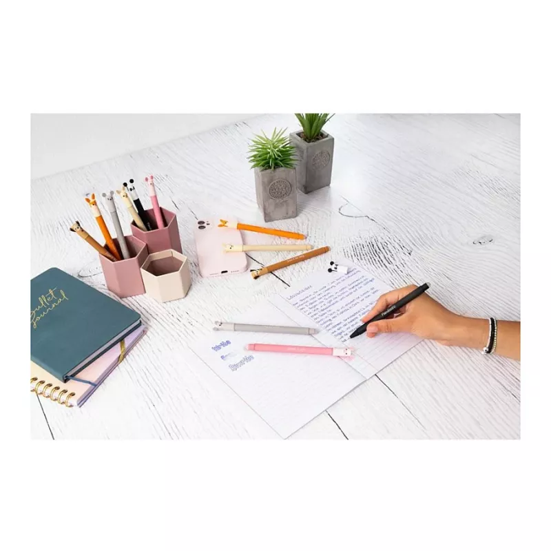 FABER-CASTELL EBERHARD FABER Animal Erase it! luiaard gelpen 0,7 mm blauw (582109)