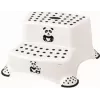 keeeper kids Igor Panda 2-traps krukje, wit met panda-print, 120 kg draagvermogen, antislipvoetjes 1003110024100