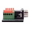 EXSYS EX-49000 seriële adapterkabel D-SUB 9-polig stekker naar 10-polige schroefklem, 30 cm