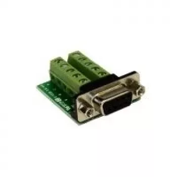 EXSYS EX-49005 D-SUB 9-pin stekker naar 10-pin schroefklemmenblok adapterkabel, 0,3 m, RS-232