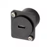 EXSYS EX-49167 D-type USB-C bus naar stekker inbouwadapter, USB 3.2 Gen 2, 10Gbps