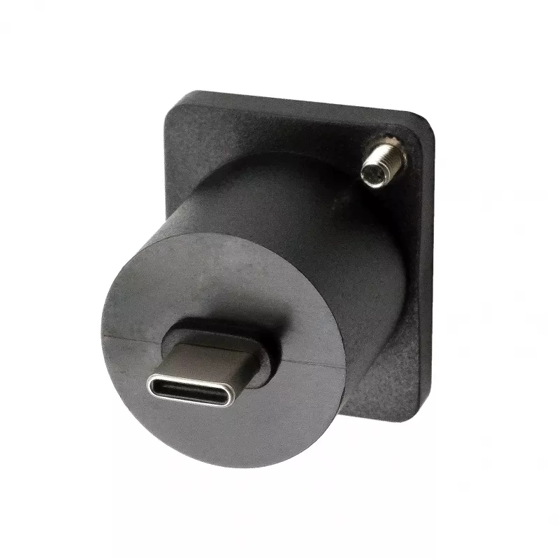 EXSYS EX-49167 D-type USB-C bus naar stekker inbouwadapter, USB 3.2 Gen 2, 10Gbps