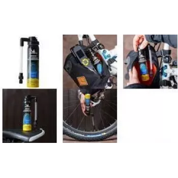 MICHELIN Expert fietsbandenspray, 75 ml, gereedschapsloos, dicht af en pompt op, eenmalig gebruik 650040