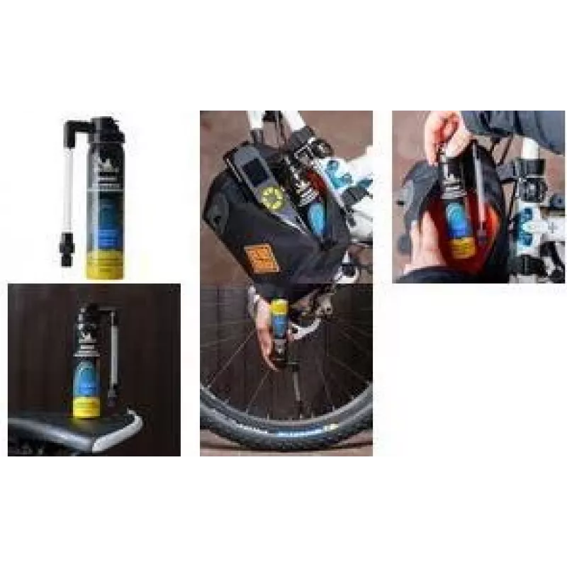 MICHELIN Expert fietsbandenspray, 75 ml, gereedschapsloos, dicht af en pompt op, eenmalig gebruik 650040
