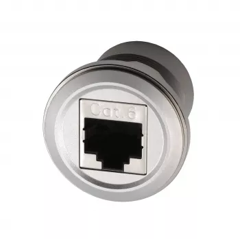 EXSYS EX-49196 metalen RJ45 inbouwadapter, bus naar bus