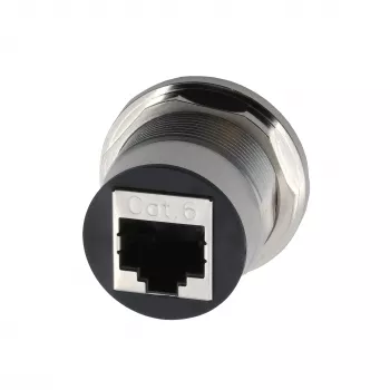 EXSYS EX-49196 metalen RJ45 inbouwadapter, bus naar bus