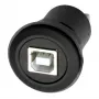 EXSYS EX-49213 paneelmontage-adapter USB-B bus naar USB-A bus, USB 2.0, metalen frame