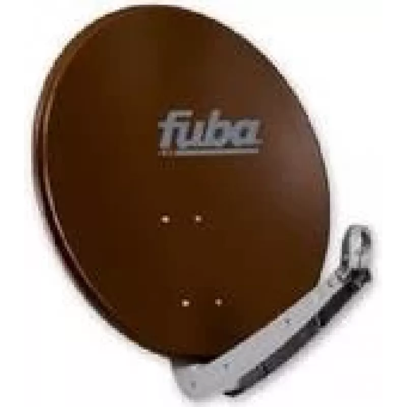 FUBA DAA 650 B offset-satellietschotel 65 cm bruin aluminium 10,75-12,75 GHz 11004019