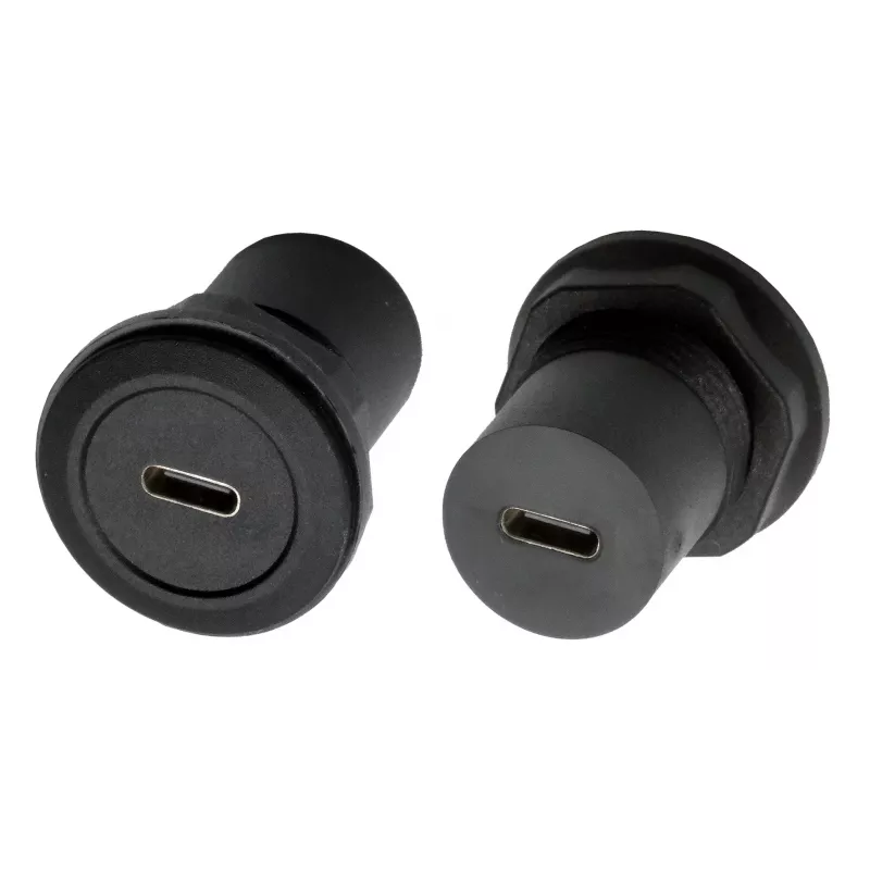 EXSYS EX-49214 USB-C female naar USB-C female inbouwadapter, USB 3.2 Gen 1