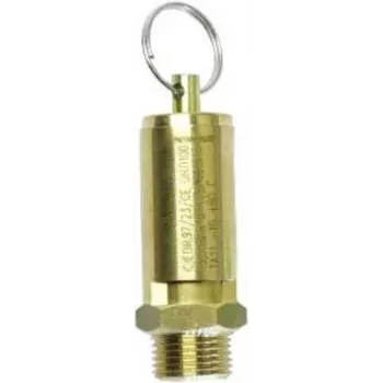 Aerotec perslucht-veiligheidsventiel 1/2 inch, 10 bar, messing 9049104
