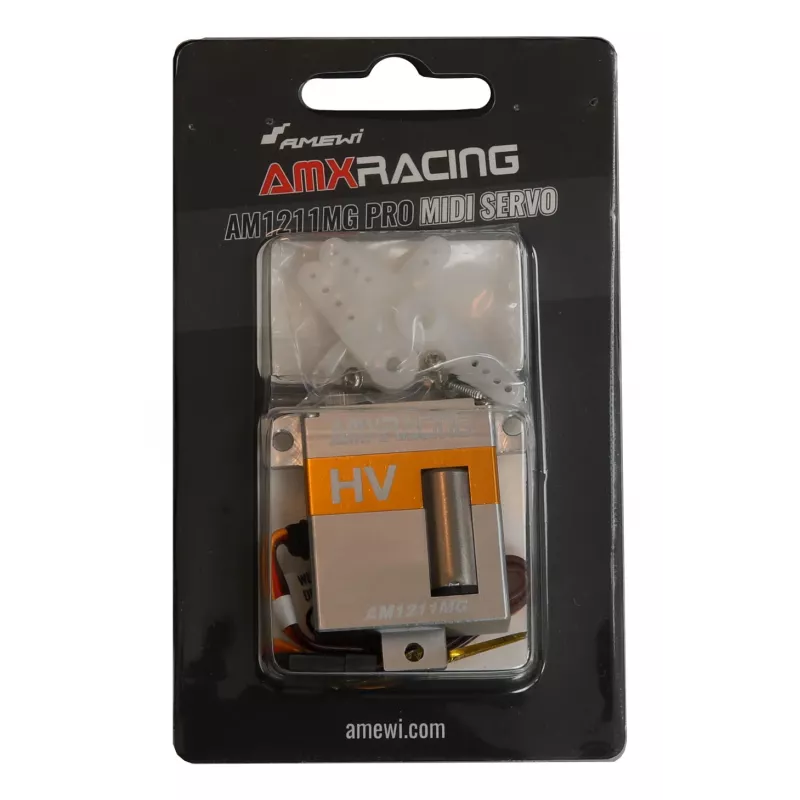Amewi midi-servo AMXRacing AM1211MG PRO midi digitale servo metaal tandwielkast 28456