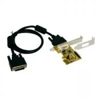 EXSYS EX-1095 PCI Express x1 2-poorts RS232 seriële adapterkaart