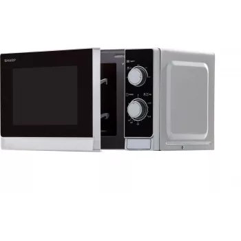 Sharp R200INW solo magnetron 20L 800W zwart/zilver