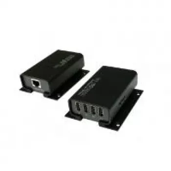 EXSYS EX-1444 4-poorts USB 2.0 Cat.5/6 extender, tot 100 m