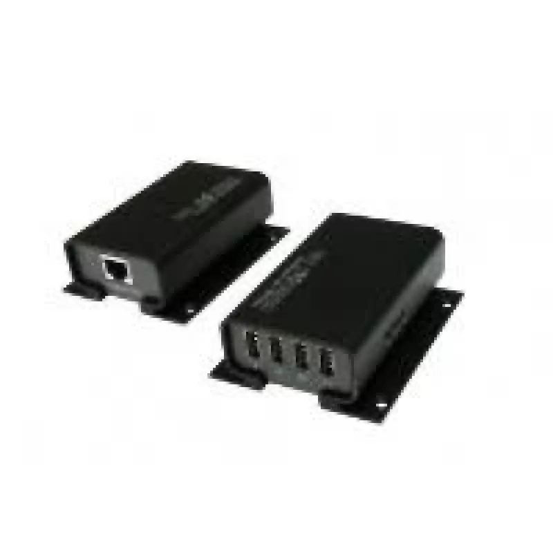 EXSYS EX-1444 4-poorts USB 2.0 Cat.5/6 extender, tot 100 m
