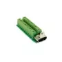 EXSYS EX-49065 adapter 19-pin HDMI bus naar 20-pin terminal block