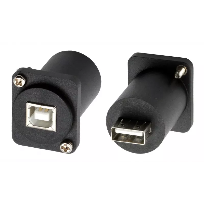 EXSYS EX-49157 D-type USB 2.0 inbouwadapter, USB-B bus naar USB-A bus