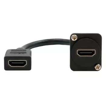 EXSYS EX-49163 D-type HDMI-kabeladapter, bus naar bus, 20 cm