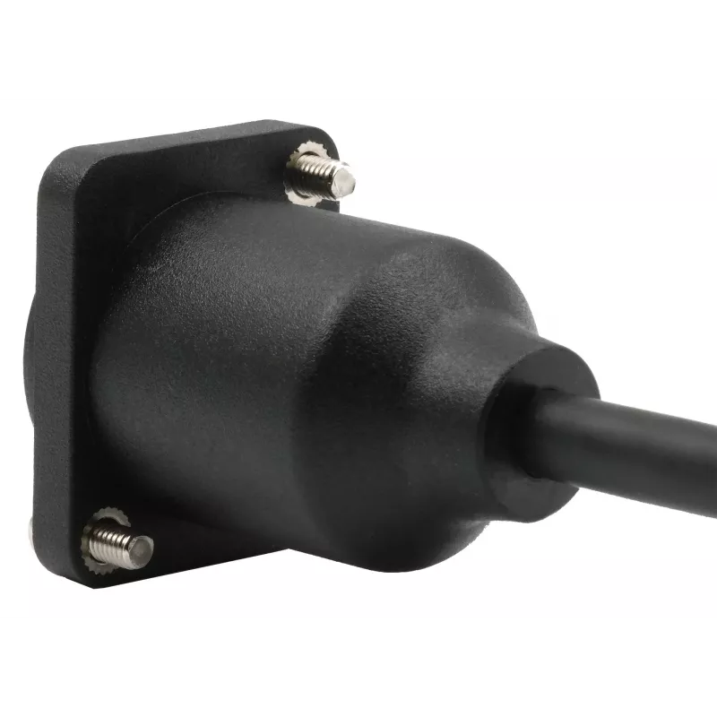 EXSYS EX-49164 USB 3.2 Gen 1 D-type inbouw-adapterkabel, USB-A stekker naar bus, 20 cm, zwart