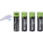 Voltcraft VC-AA1300USB USB-C oplaadbare Li-Ion AA-batterijen 1300 mAh 1,5 V, 4-pack