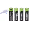 Voltcraft VC-AA1300USB USB-C oplaadbare Li-Ion AA-batterijen 1300 mAh 1,5 V, 4-pack