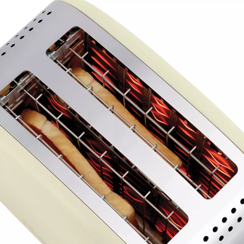 Russell Hobbs 26551-56 broodrooster voor 2 sneden, extra brede sleuven, ontdooi- en opwarmfunctie